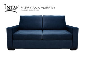 Sofá Cama Ambato (Microfibra Dancy Azul)